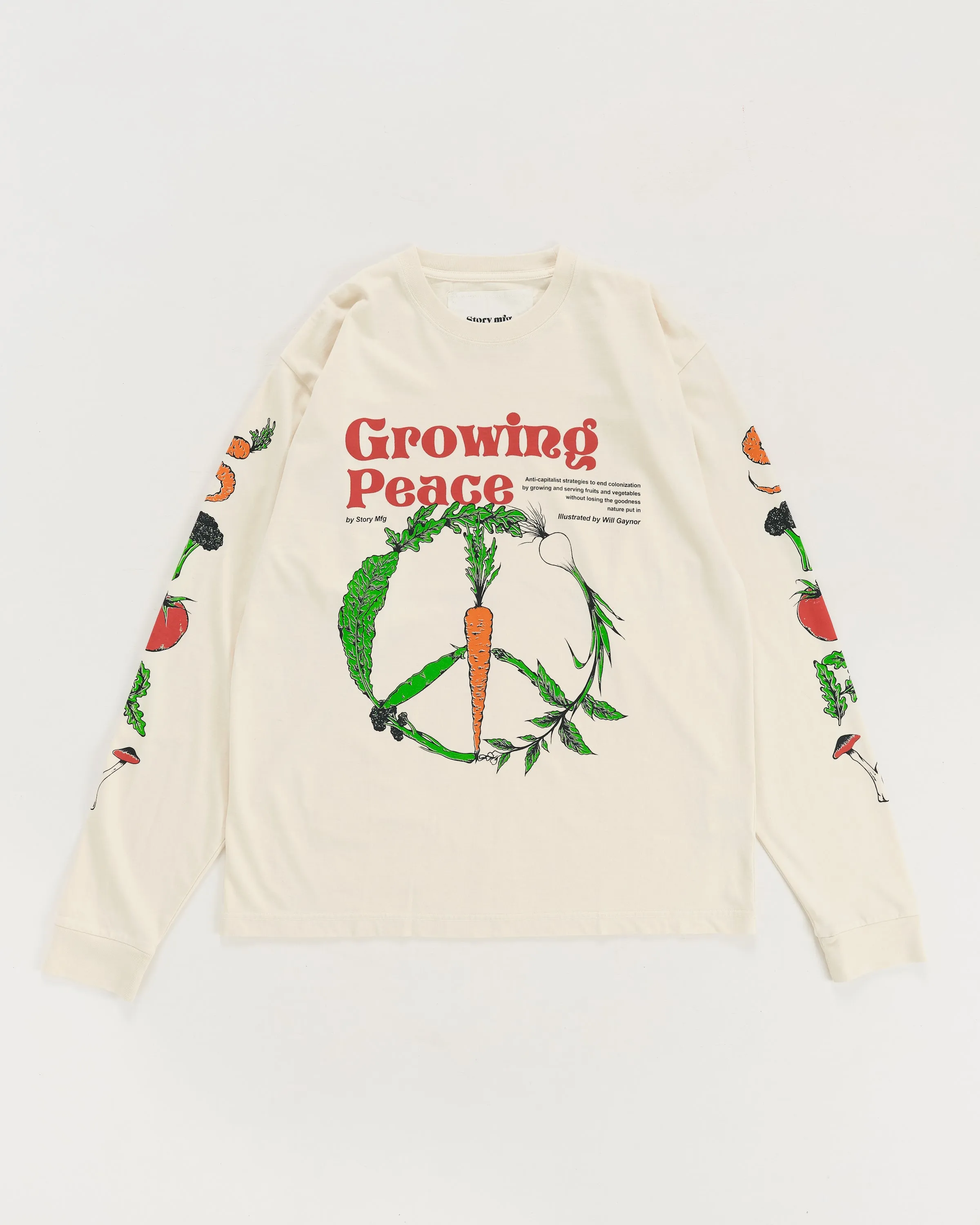 Casual Flex Grateful Tee LS - Growing Peace