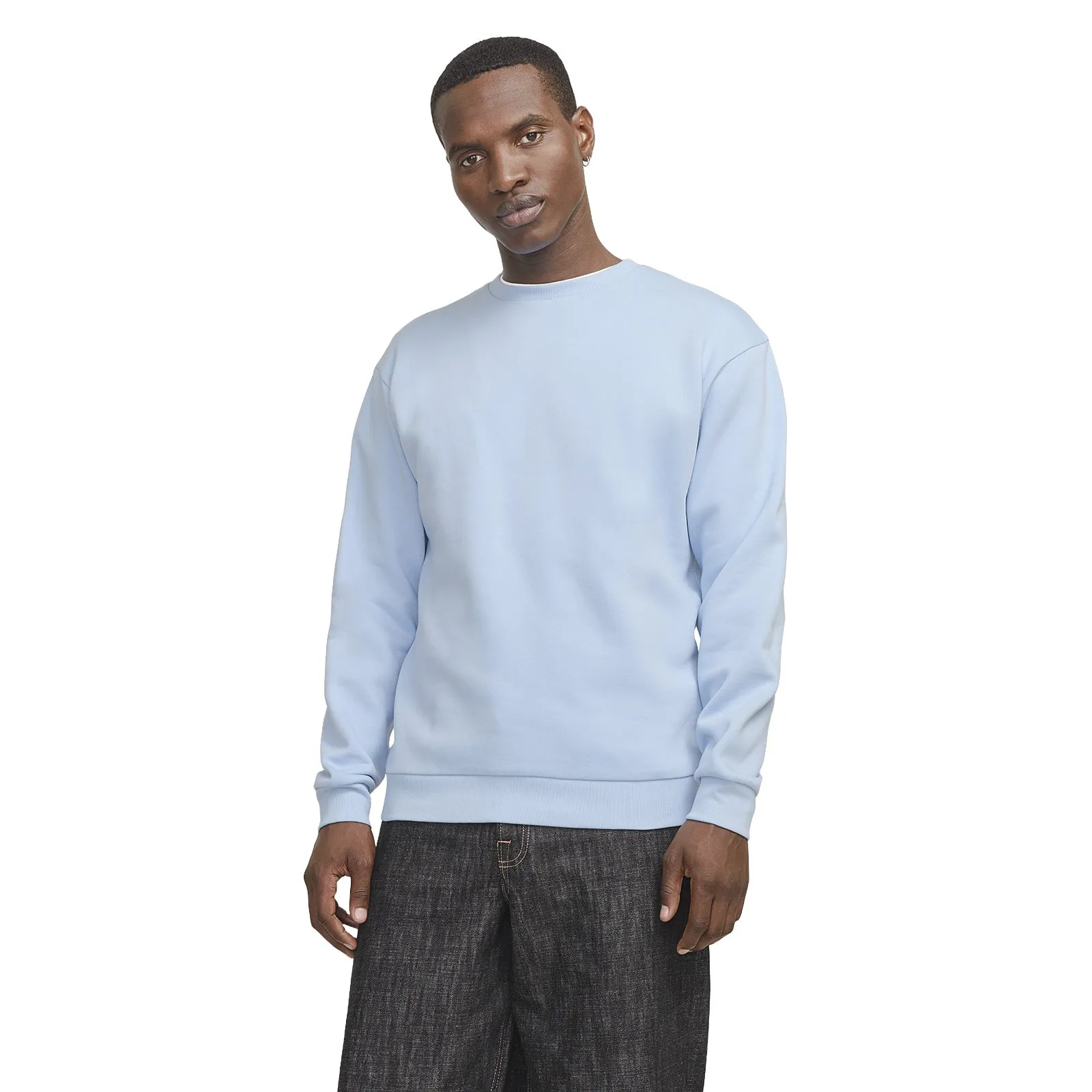 Timeless Relaxed Jack & Jones Mens Bradley Sweat Crew Sweatshirt
