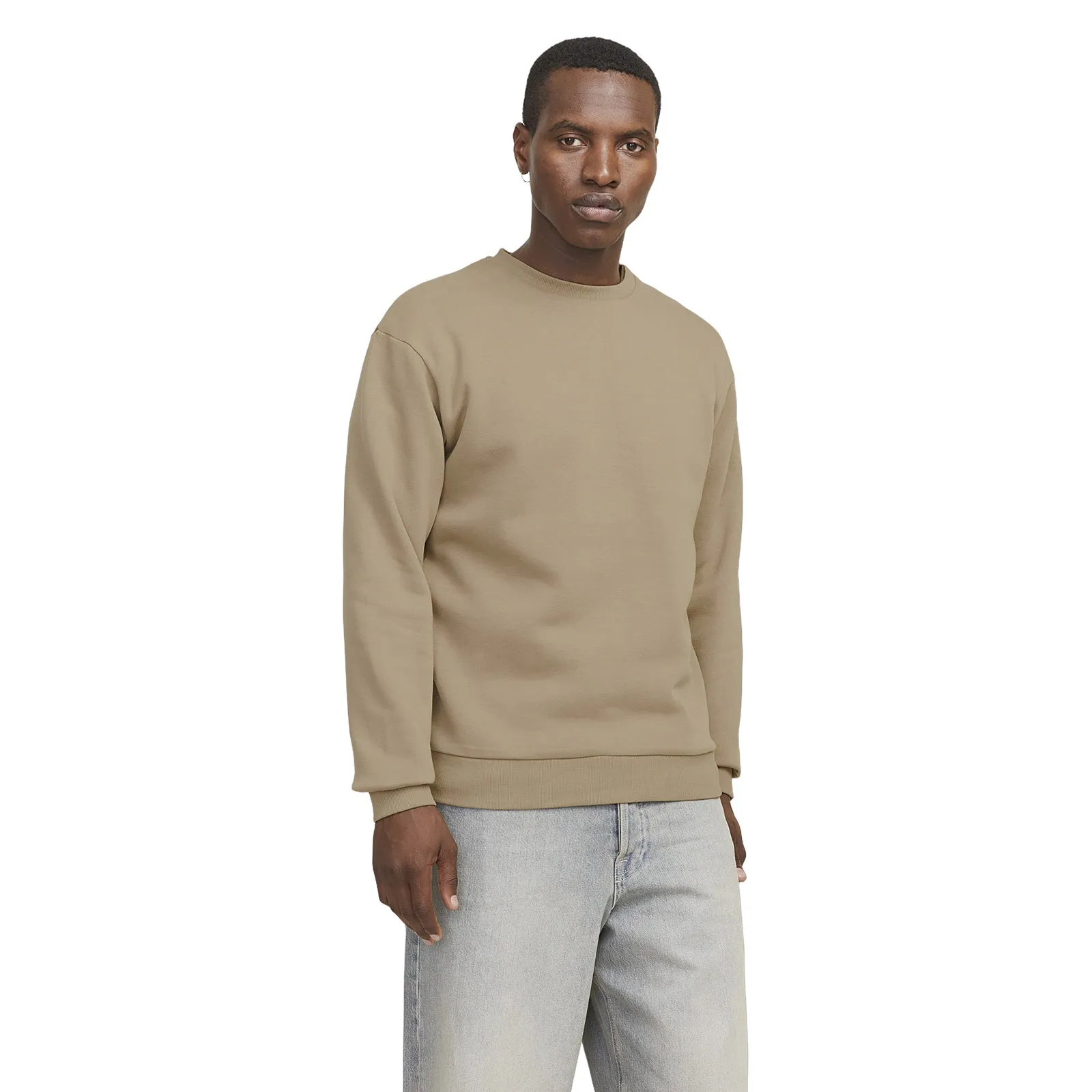 suitable for casual events Core Layer Jack & Jones Mens Bradley Sweat Crew Sweatshirt