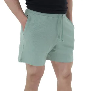 skin friendly Performance Design Men's Knitted  Short,Light Green