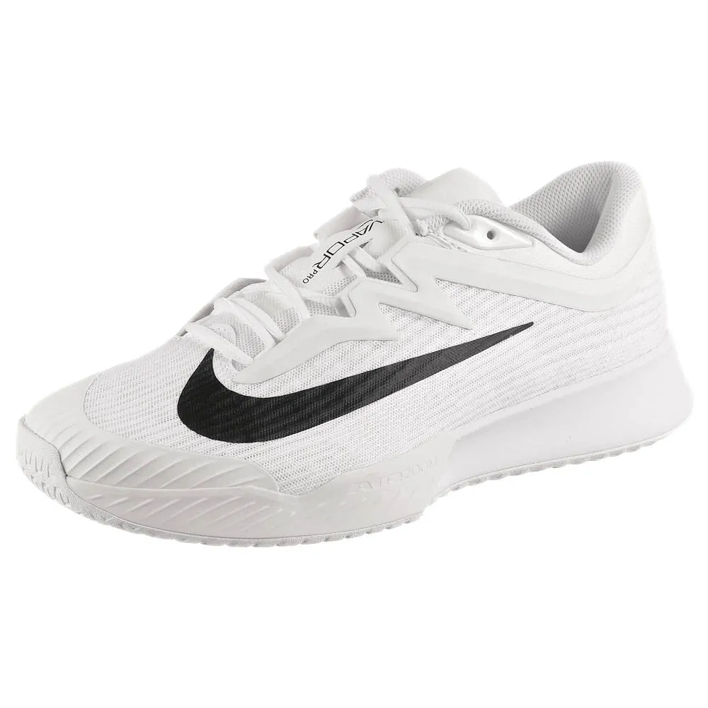 Nike Men's Air Zoom Vapor Pro 3 - White/Black Wide Toe Box Option Ergonomic Insole Shape