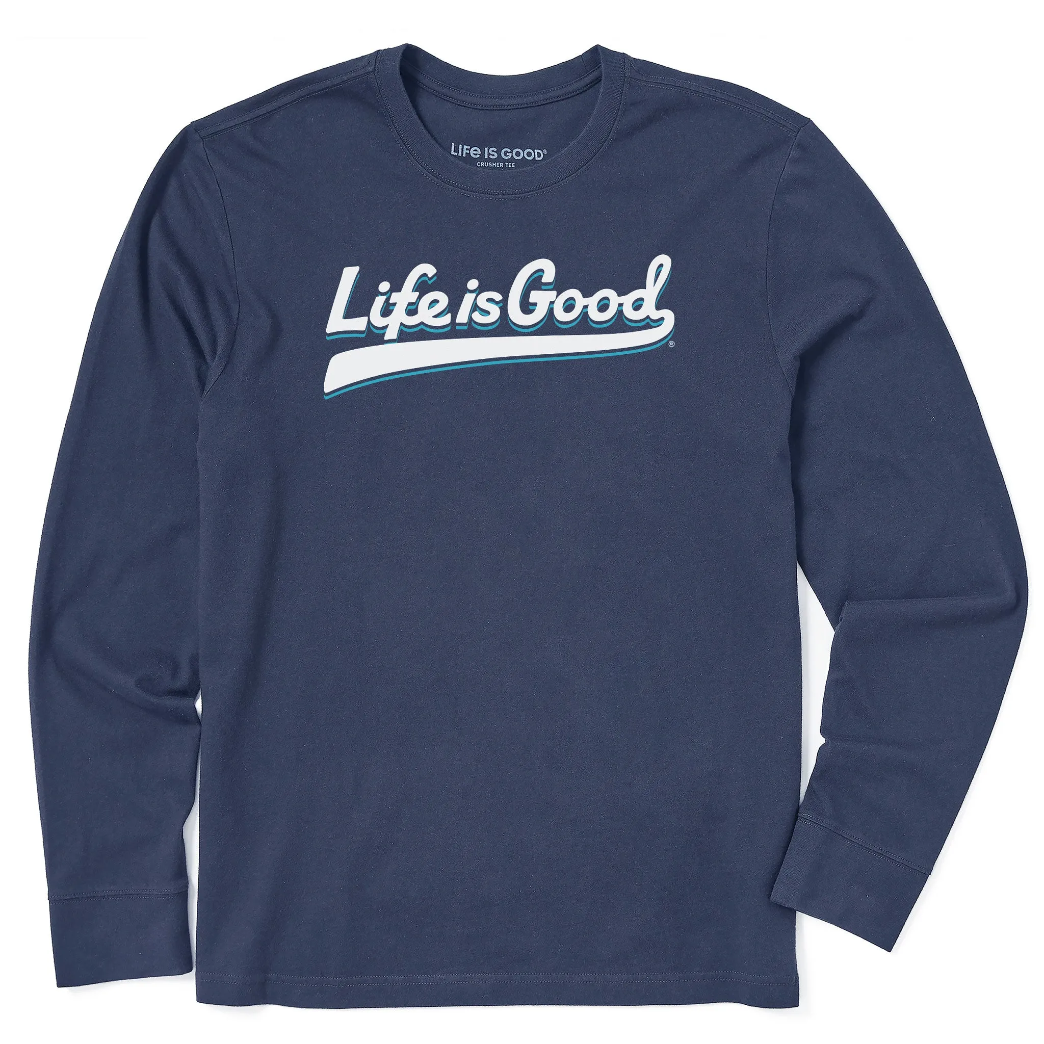 Essential Fit Men's Layered Ballyard Long Sleeve Crusher Tee