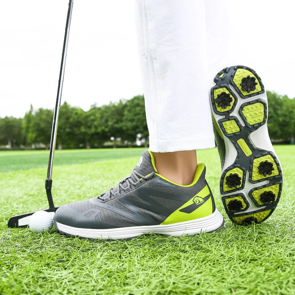 DewSweepers Pro? Spiked Golf Shoes Foot Drive