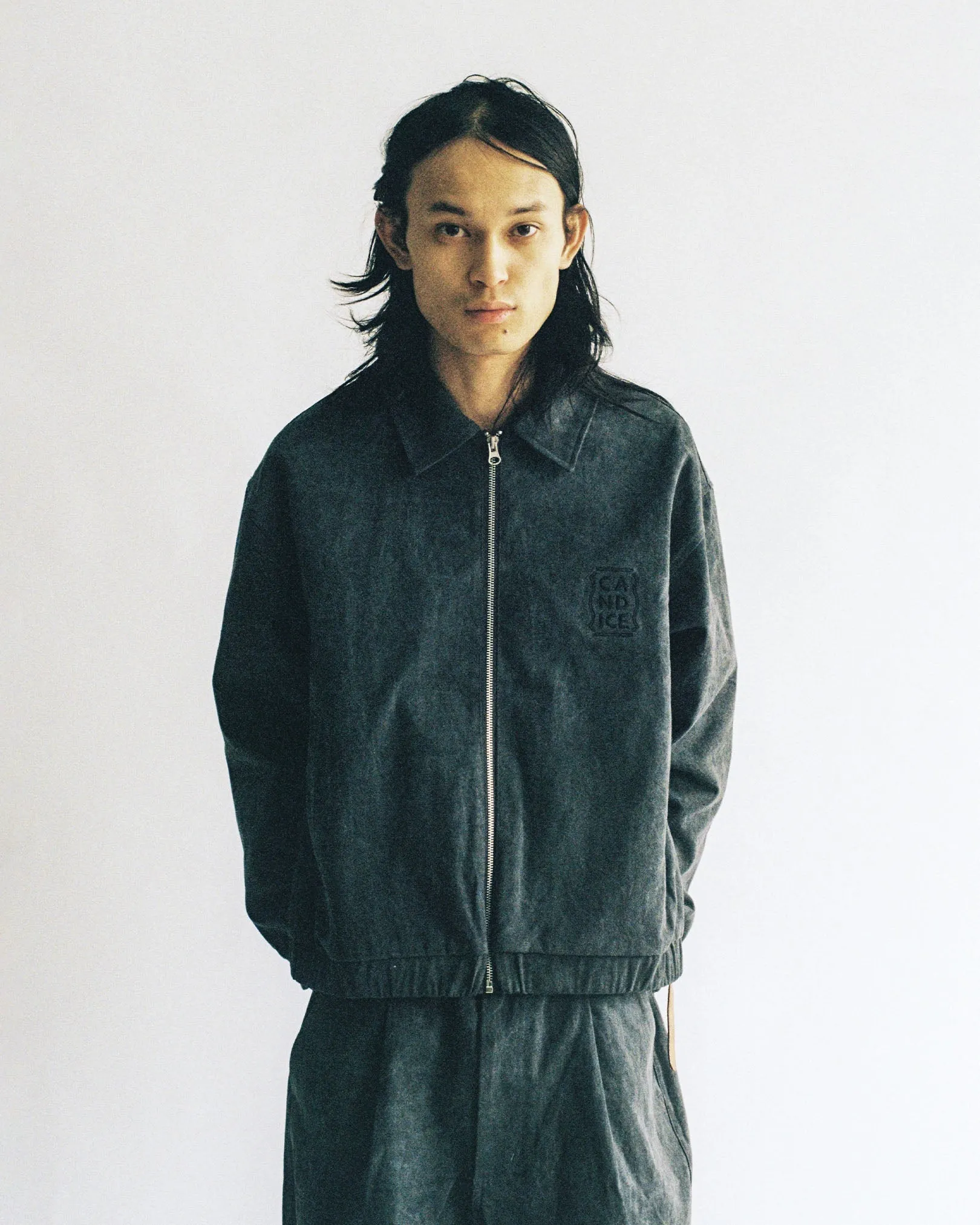 Distant Washed Harrington Jacket PFC Free Treatment