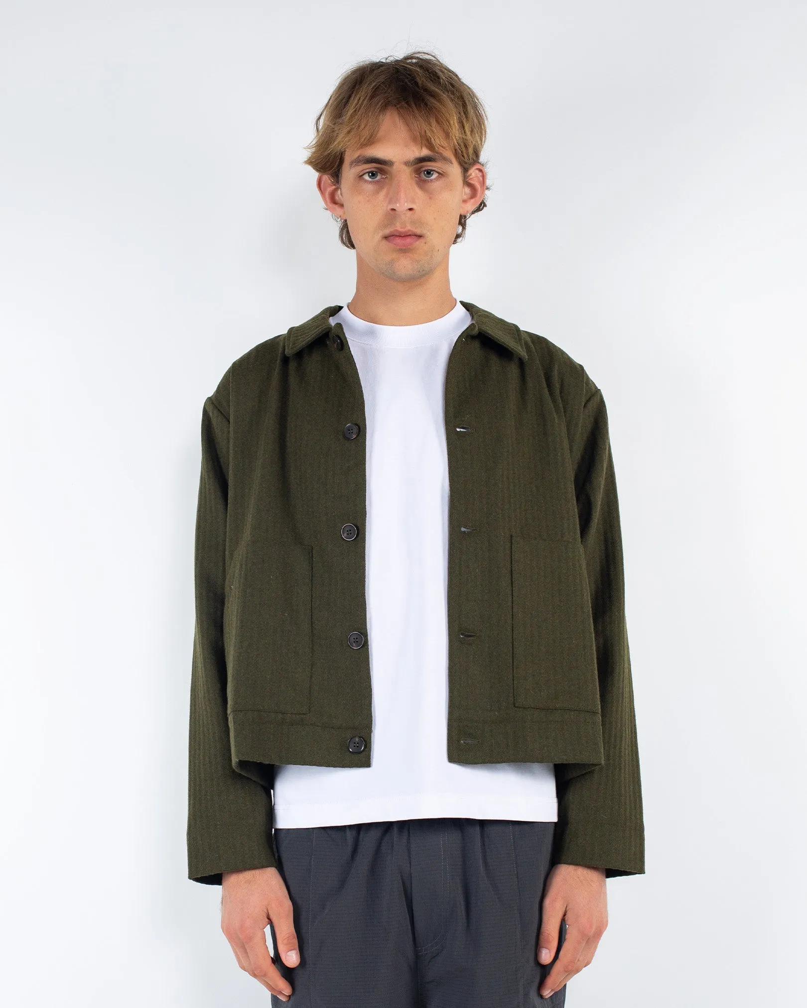 Dream Chore Coat Stripe Look