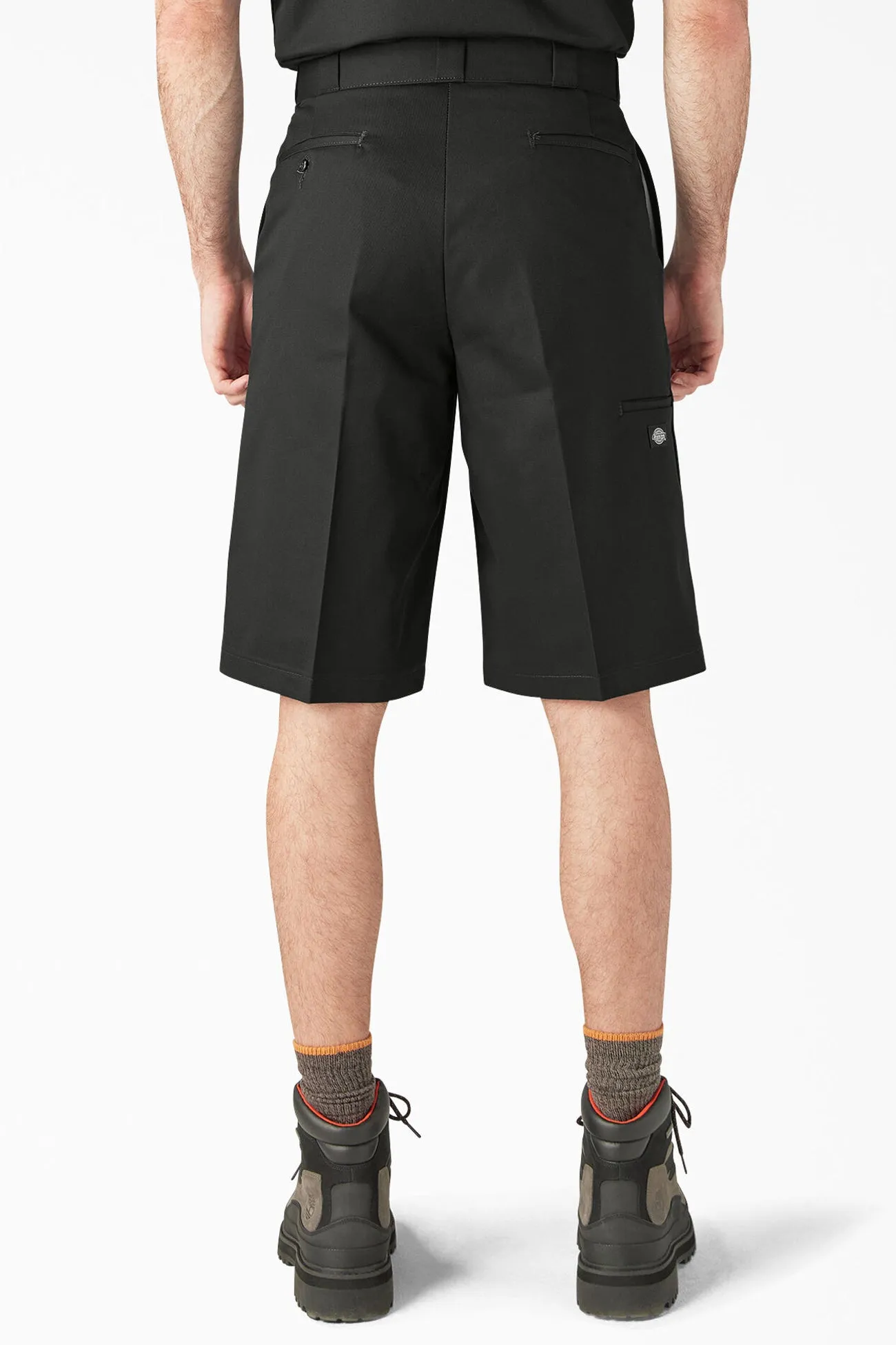 42283 13 Inch Short Black Athletic Look corduroy shorts