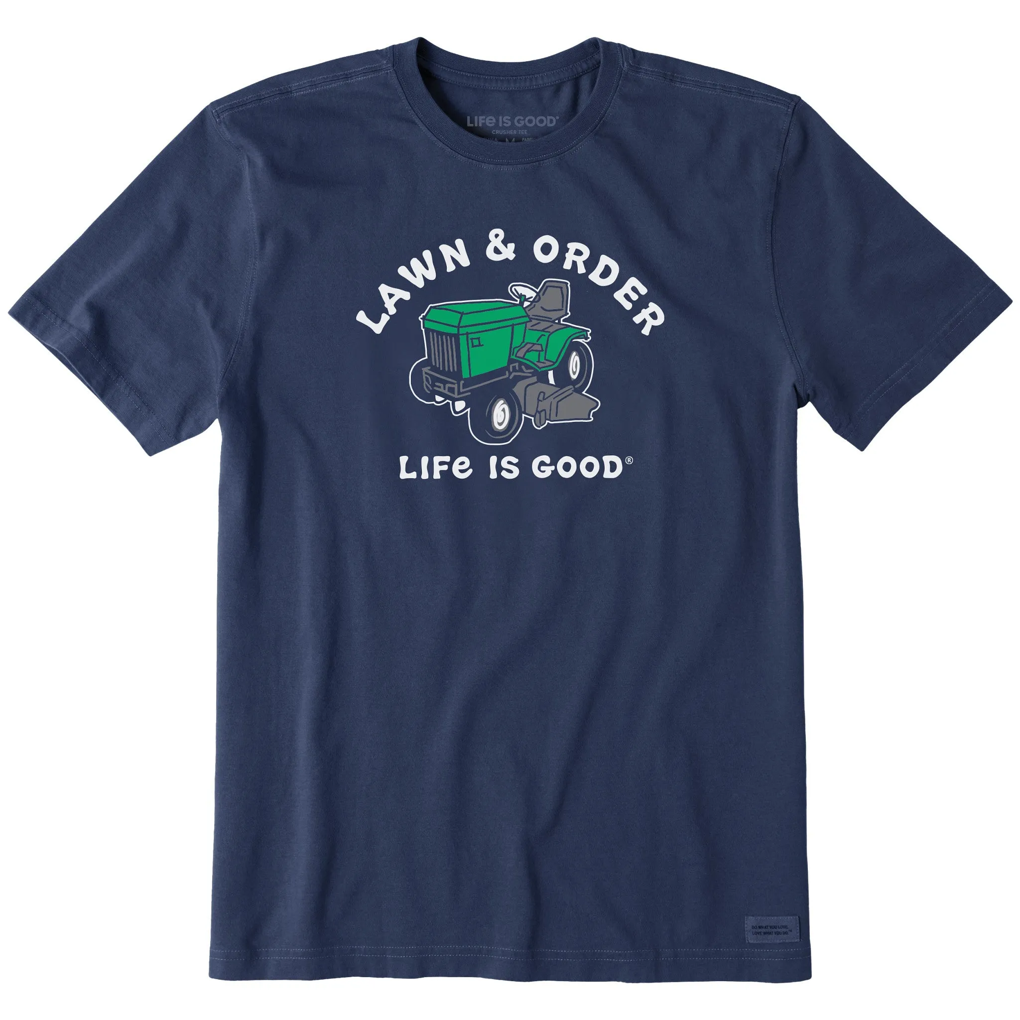 Men's Lawn and Order Short Sleeve Tee High Quality Printing