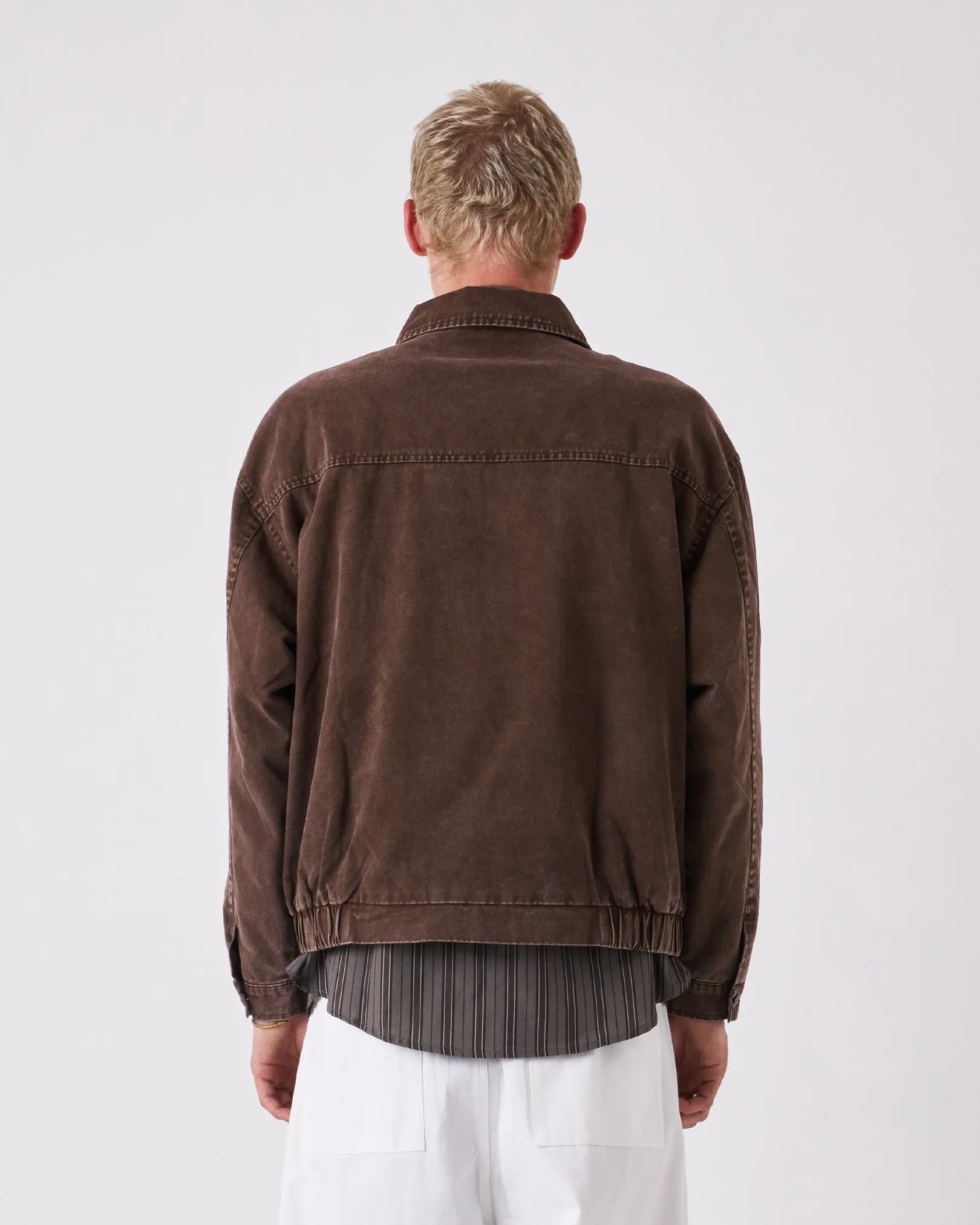 Earth Washed Jacket All Ground elastic waistband