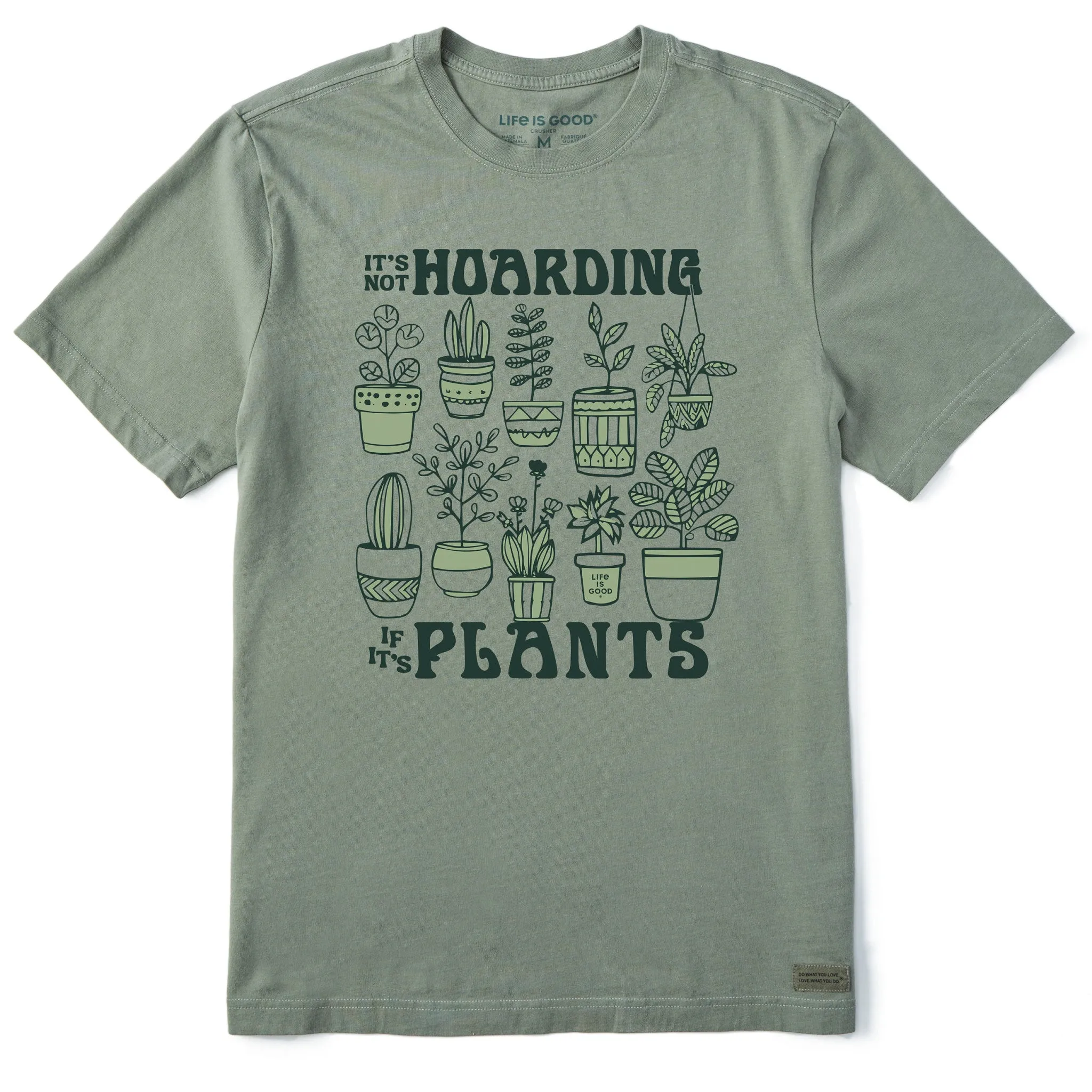 Active Outfit Style Sporty Style Wear Men's It's Not Hoarding if it's Plants Short Sleeve Tee
