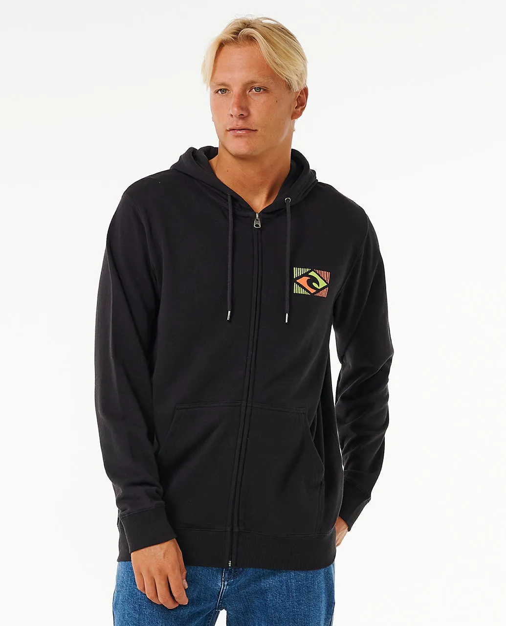 Rip Curl Mens Traditions Full Zip Hoodie High End