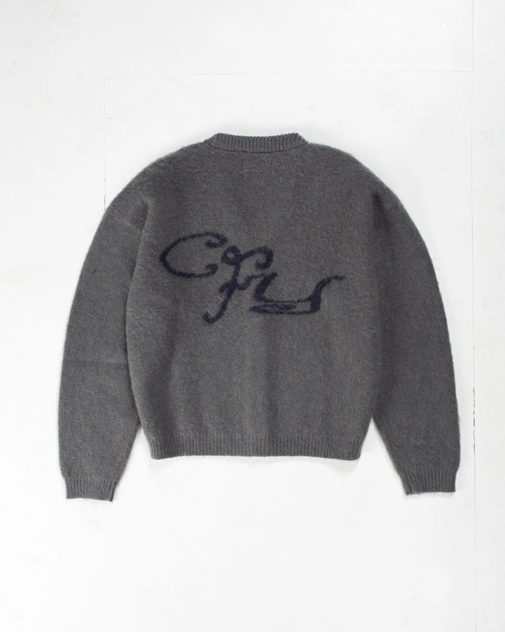 CFY Mohair Cardigan Casual Draping