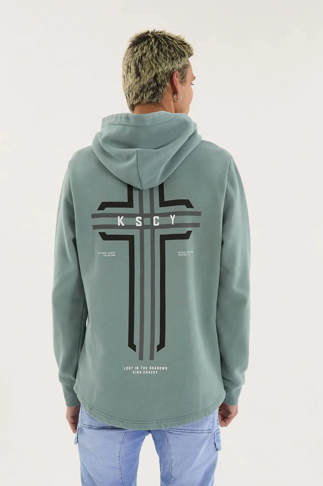 Outpost Dual Curved Hoodie Pigment Trooper Beach Style