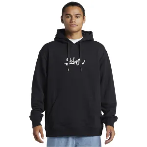Quiksilver Mens DNA Impaired Logo Pullover Hoodie Backpacking Essential