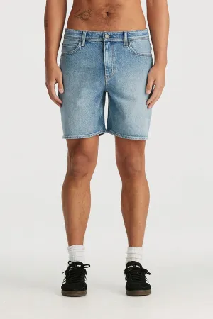 Non Restrictive Cut two piece outfit L-Three Short Groovejet Blue