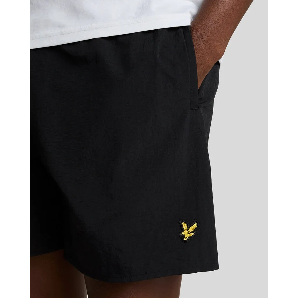 Lyle & Scott Plain Swim Shorts - Jet Black NoChafeFinish