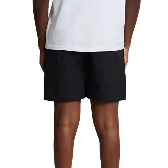 Lyle & Scott Plain Swim Shorts - Jet Black Trend Essential Bohemian style
