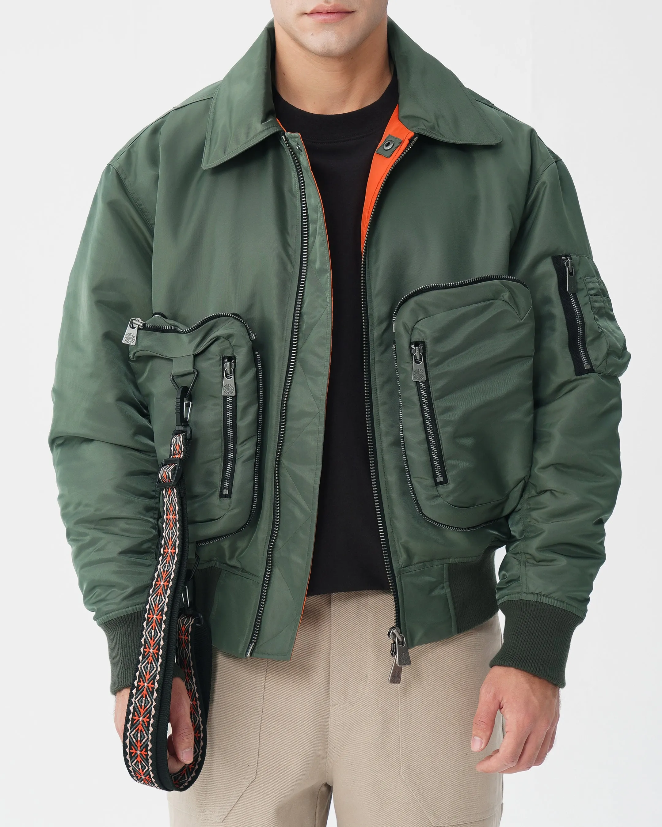 Durable Outer Layer Work Tough Empire Bomber Jacket
