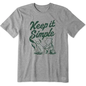 Men's Keep It Simple Winnie Short Sleeve Tee Playful Design