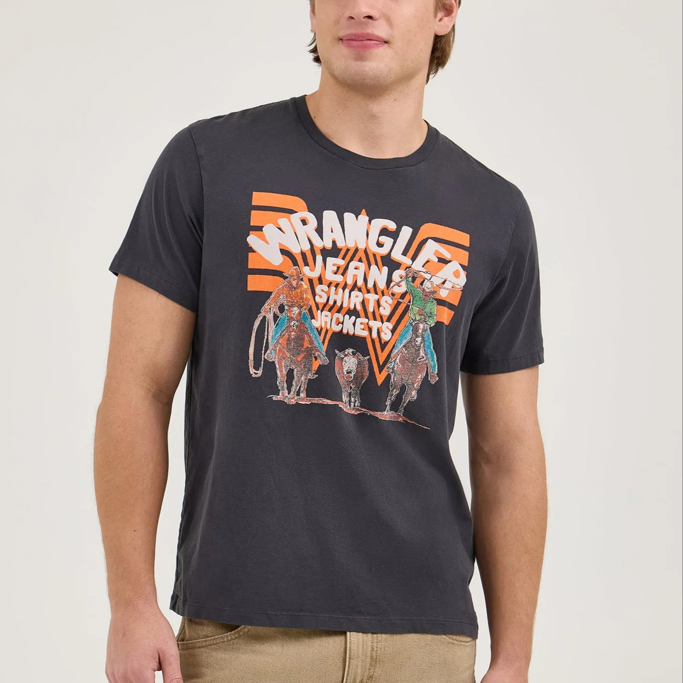 safe for skin Wrangler? x Whataburger? Black Graphic T-Shirt