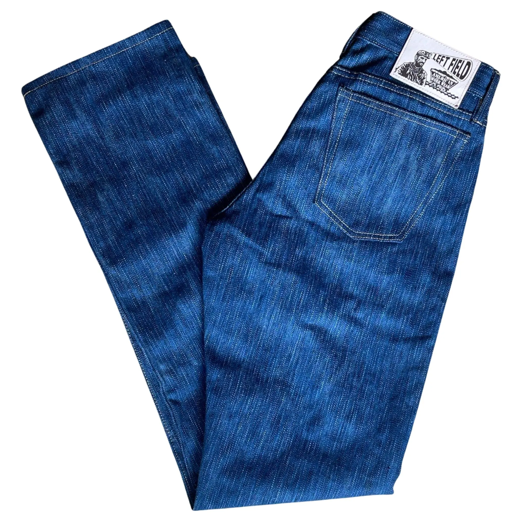 UltraSoft Lining Greaser Tokushima Shoai Hank Dyed denim (Natural plant dyed Indigo)  Size up 2 sizes!