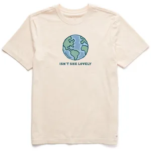 Comfort Wear Fit Recycled Polyester Blend Men's Isn't She Lovely Earth Short Sleeve Crusher Tee