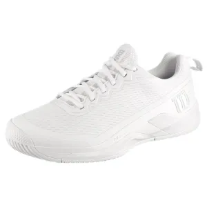 Wilson Men's Rush Pro 4.5 - White/Red Gym workout Heel counter