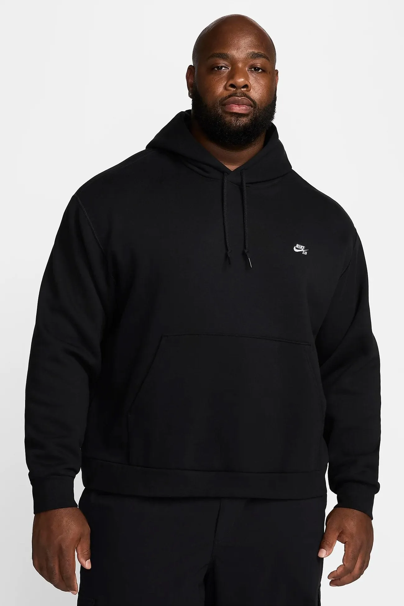 Nike SB Hoodie Black White Cold-Weather Wear