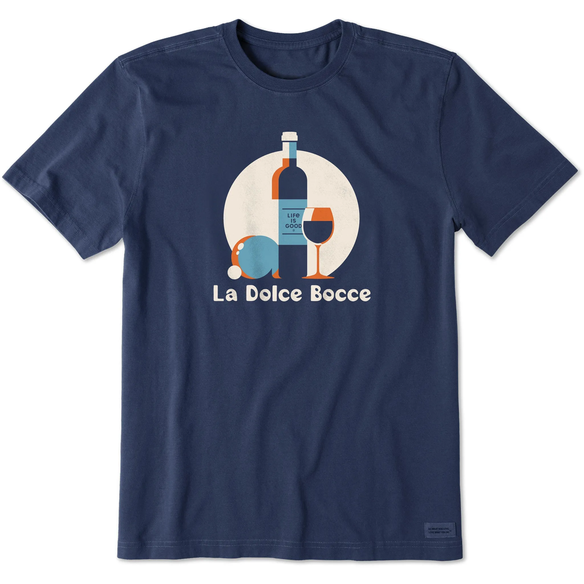 Simple Look Men's La Dolce Bocce Short Sleeve Tee