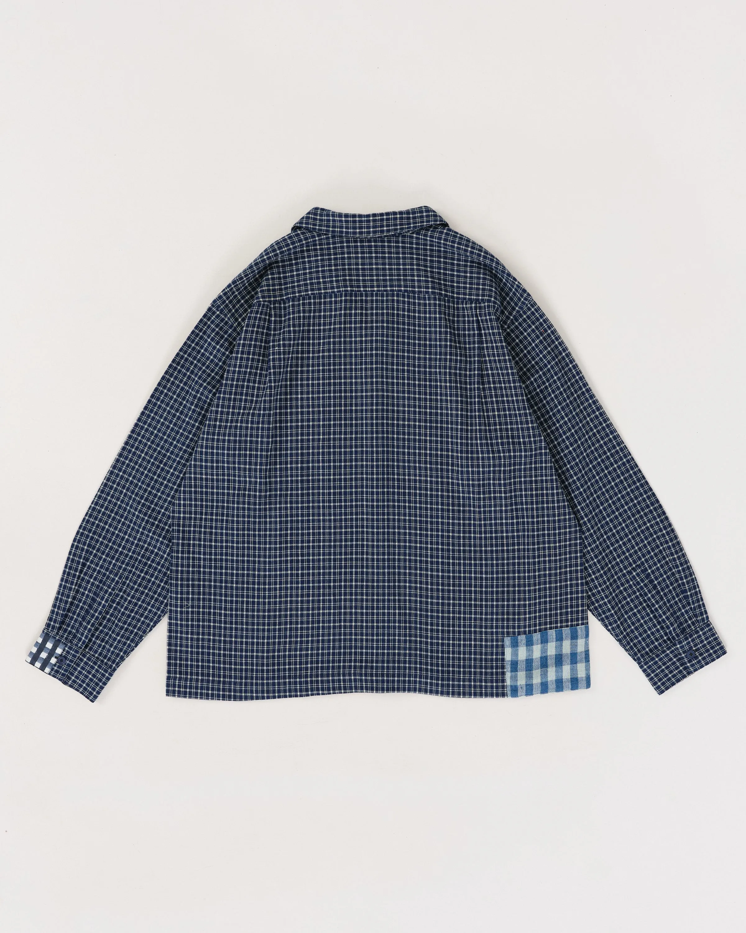BioBased Fibers AllWeatherComfort PA Shirt LS - Indigo Picnic Handloom