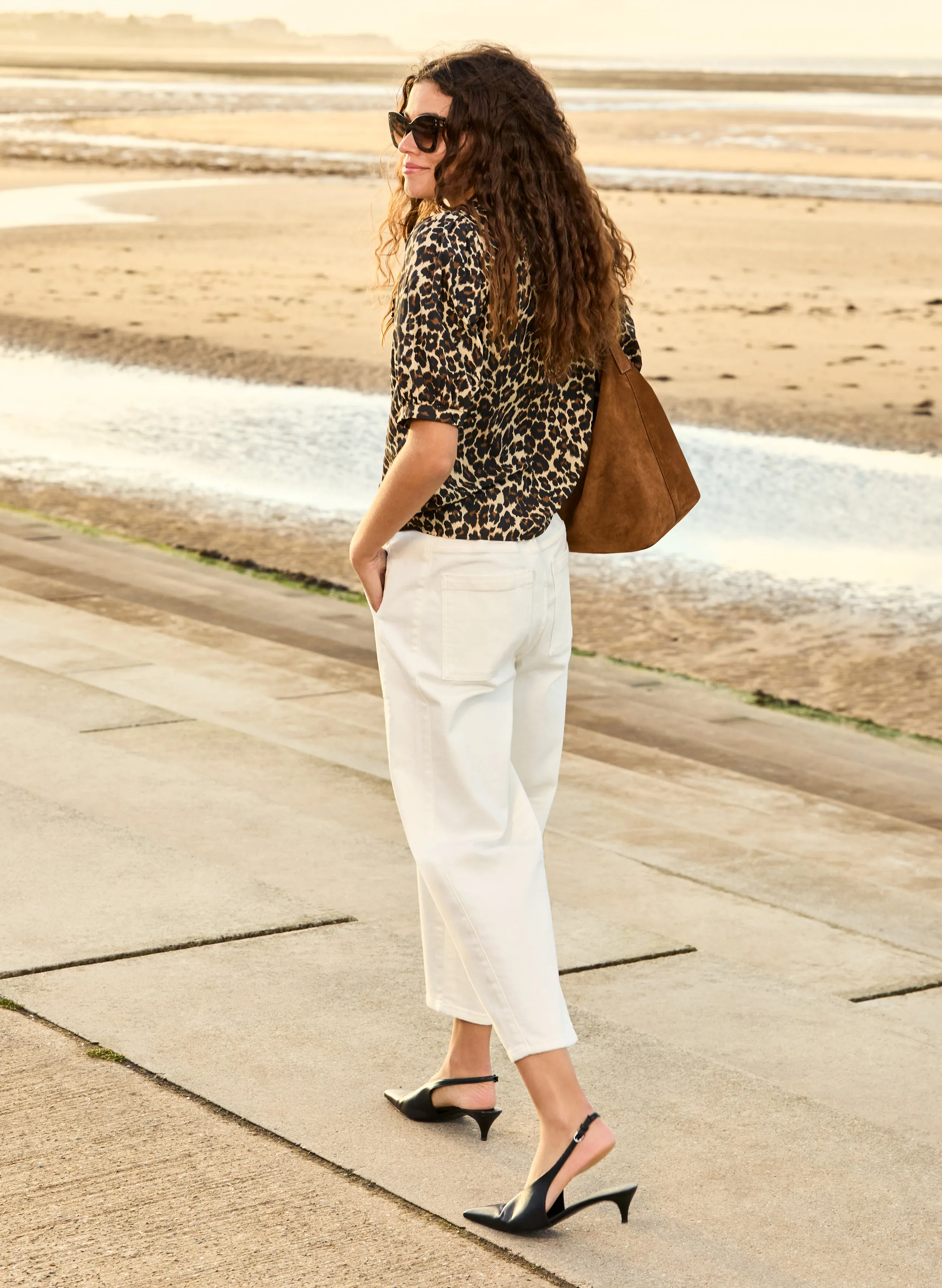 Weekend Vibes Reece Organic Cotton Stretch Barrel Leg?Cargo Jeans