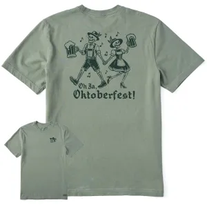 Unisex Casual Layer Wear Men's Ja, Oktoberfest! Short Sleeve Crusher Tee