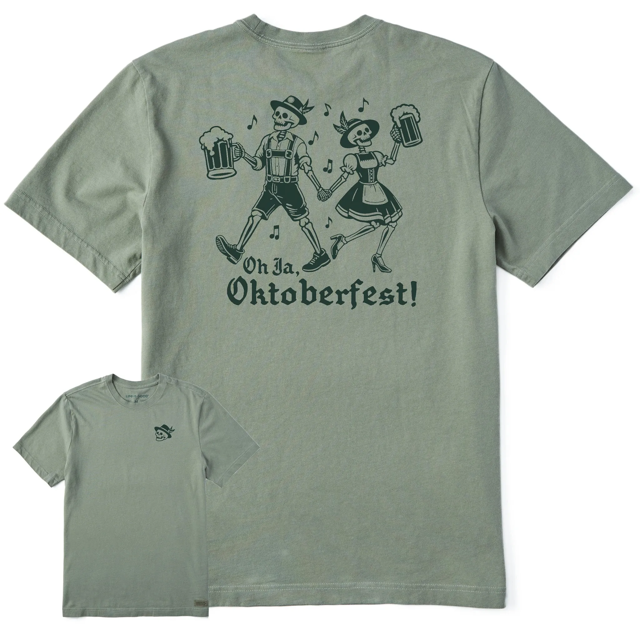 Men's Ja, Oktoberfest! Short Sleeve Crusher Tee Perfect For Relaxing