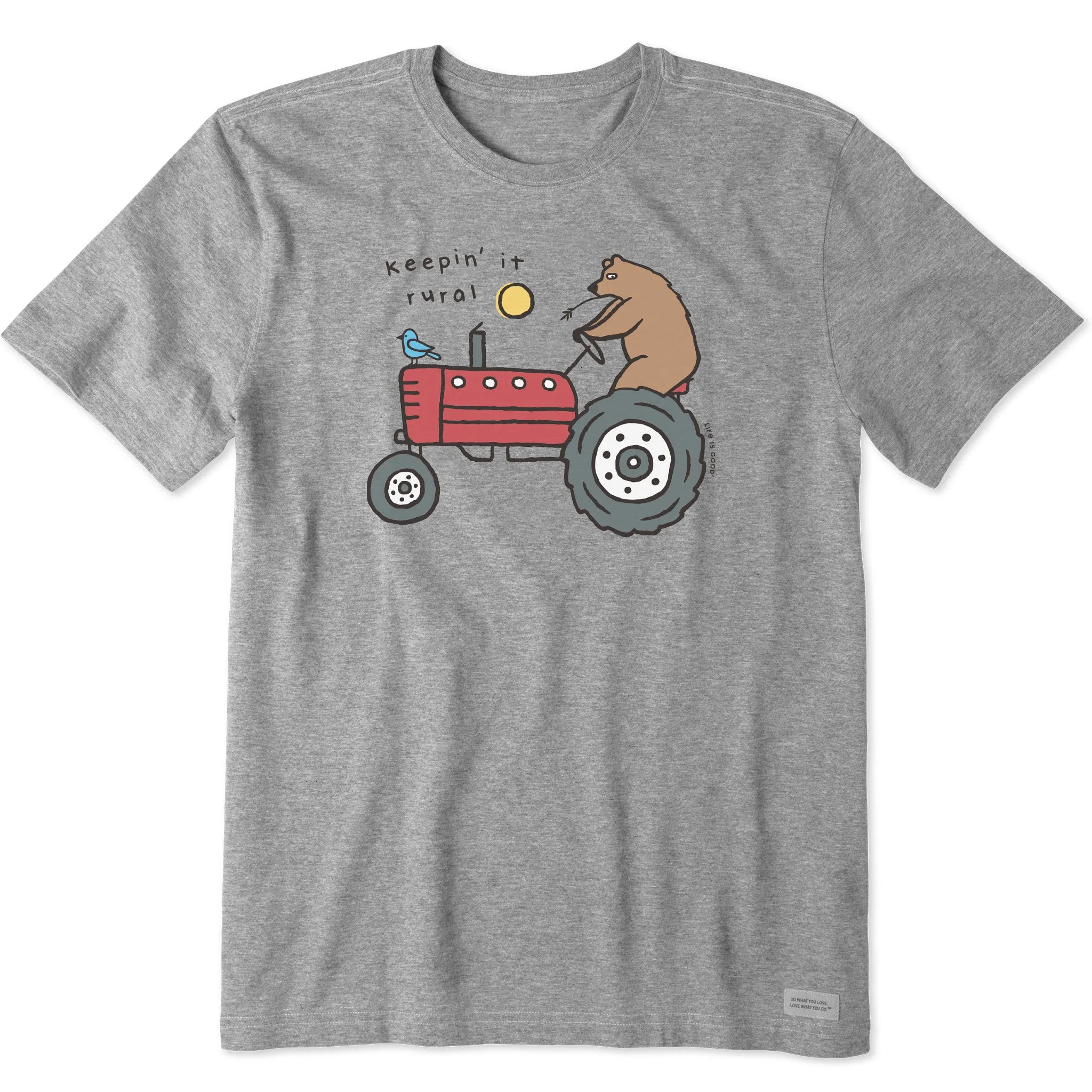 Outdoor Comfort Style Relaxed Vibe Men's Keepin' it Rural Tractor Short Sleeve Crusher Tee