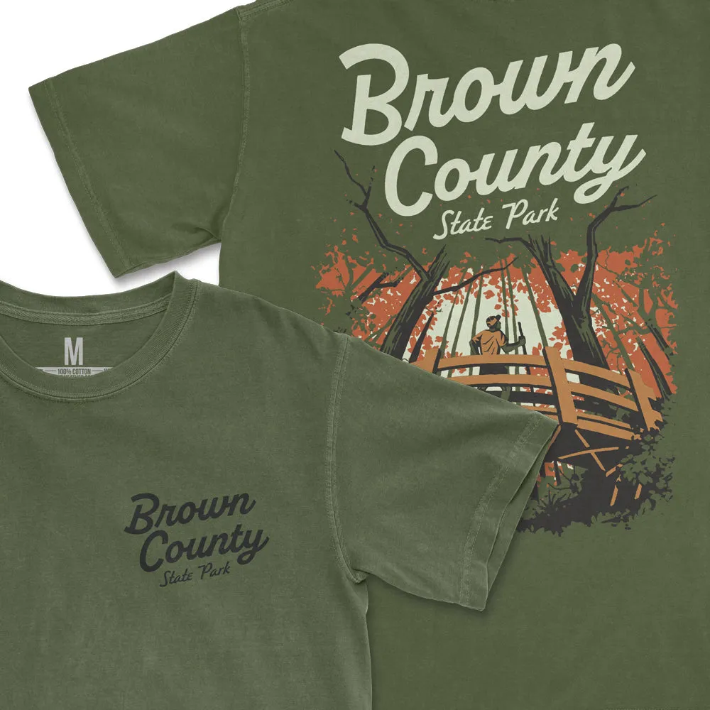 Comfy Active Fit Brown County State Park Tee