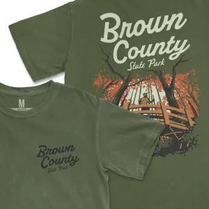 Brown County State Park Tee Athletic Comfort Wear