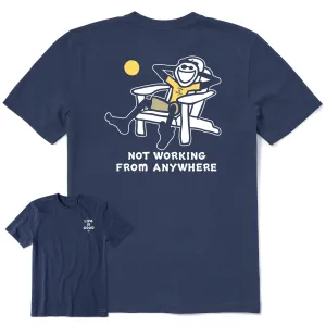 Men's Jake Not Working Adirondack Short Sleeve Tee Summer Wardrobe