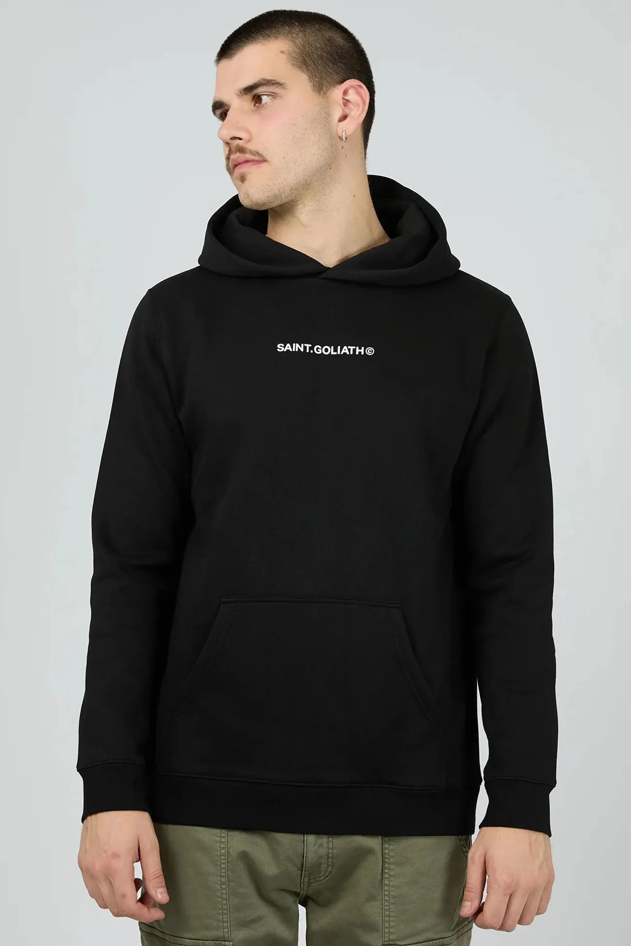 logoed Team Pride ID Hoodie Black