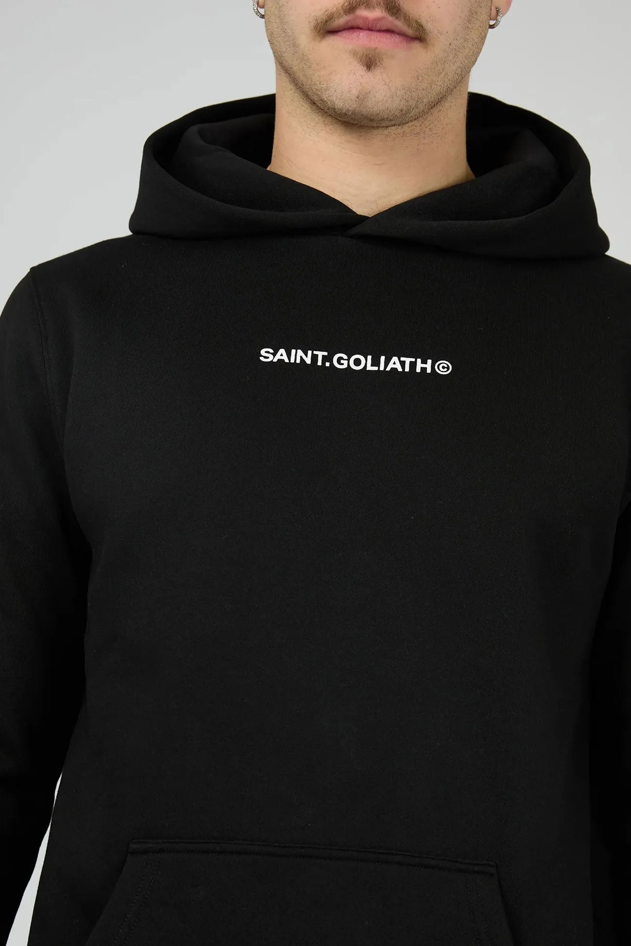 ID Hoodie Black Urban Fit Streetwear Basics