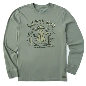 Men's Let's Go UFO Long Sleeve Crusher Tee Versatile Performance