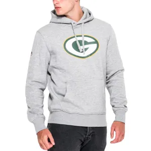 Cozy Gear Relaxed Fashion New Era Green Bay Packers Team NFL Hoodie - Grey