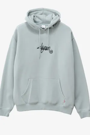 Small Stock Hood Blue Grey appropriate for weekdays Cozy Chic