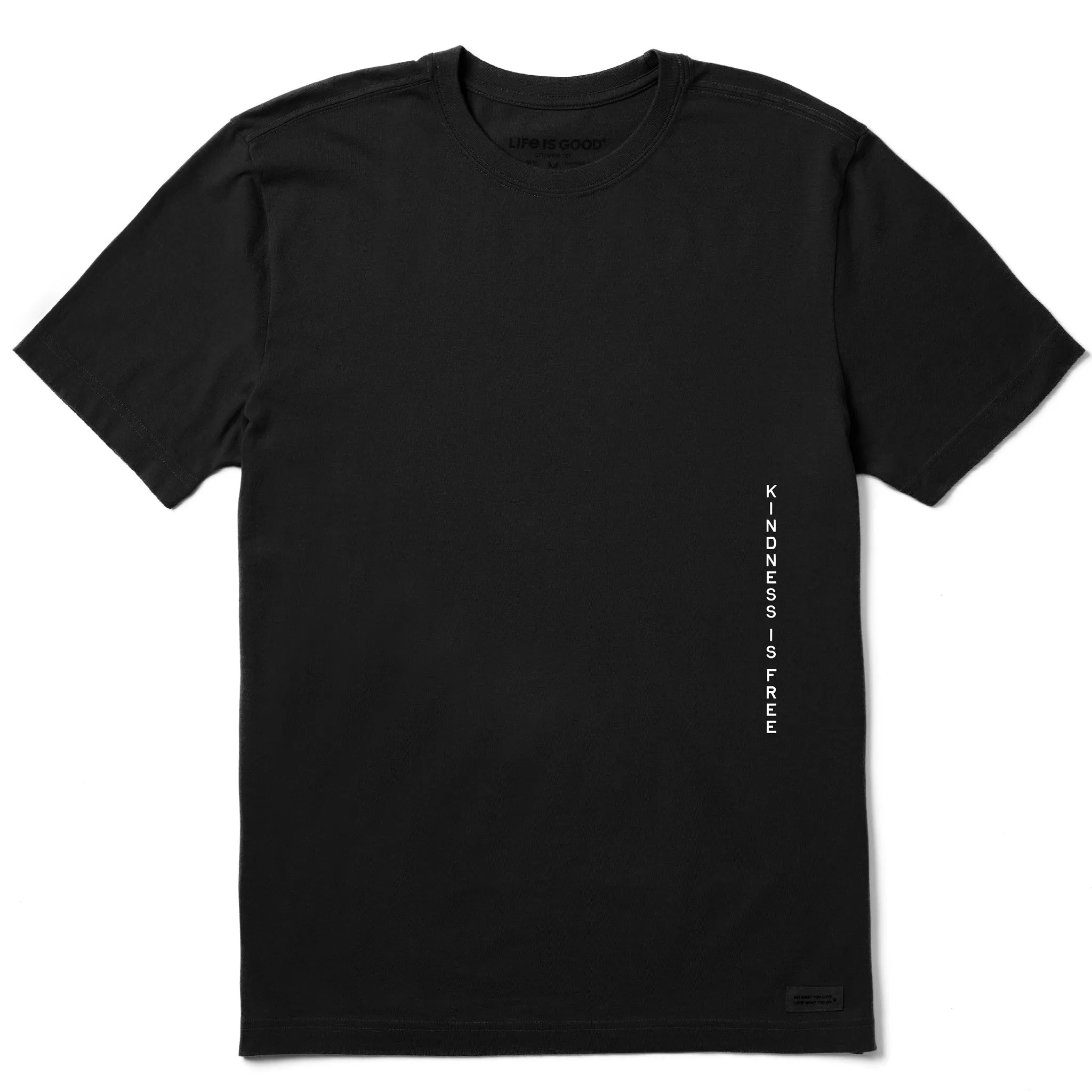 Business Meeting Fun and Playful Men's Kindness is Free Message Short Sleeve Crusher Tee