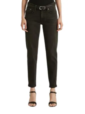 fresh feel Women's Plain Jeans Pockets,Black