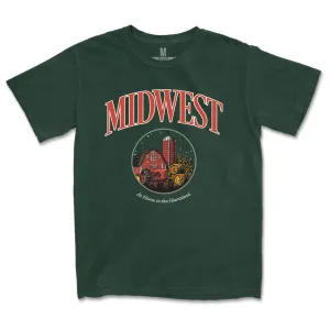 Cozy Stretch Fit At Home in the Midwest Tee