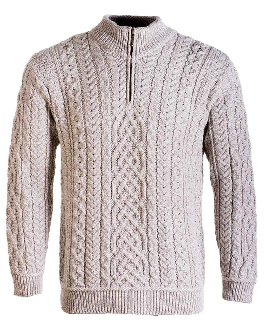 SeamlessConstruction Aran Supersoft Merino 1/2 Zip Jumper