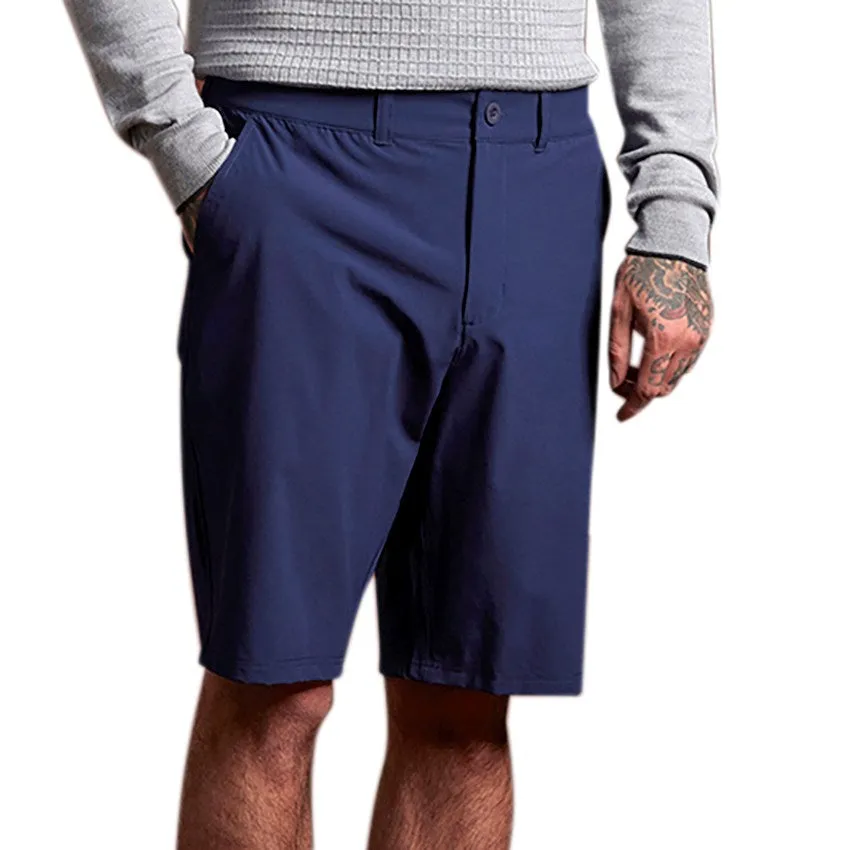 Athletic Fit Lyle & Scott Golf Tech Shorts - Navy