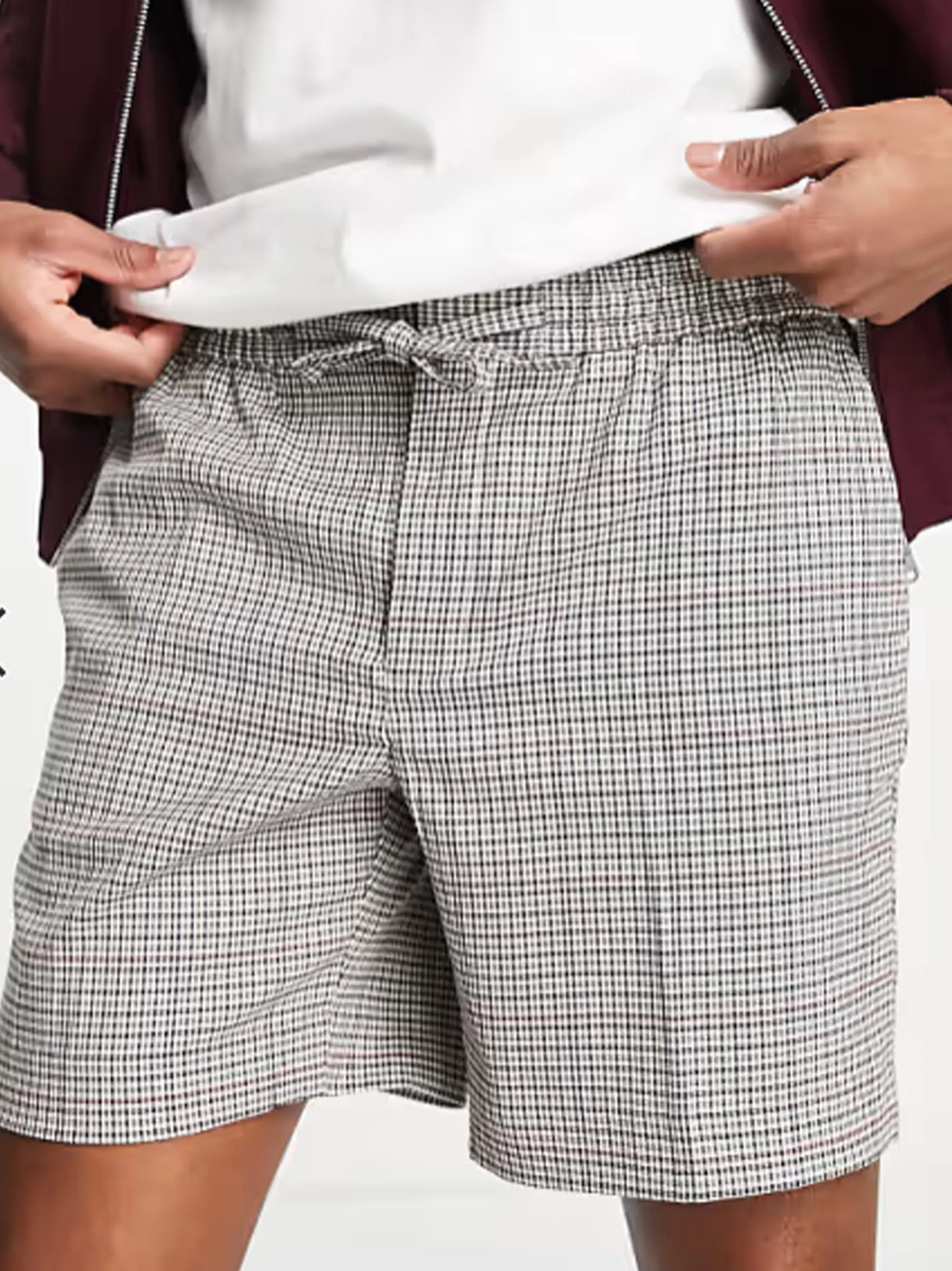 Men's Plaid Short,Multi Streetwear