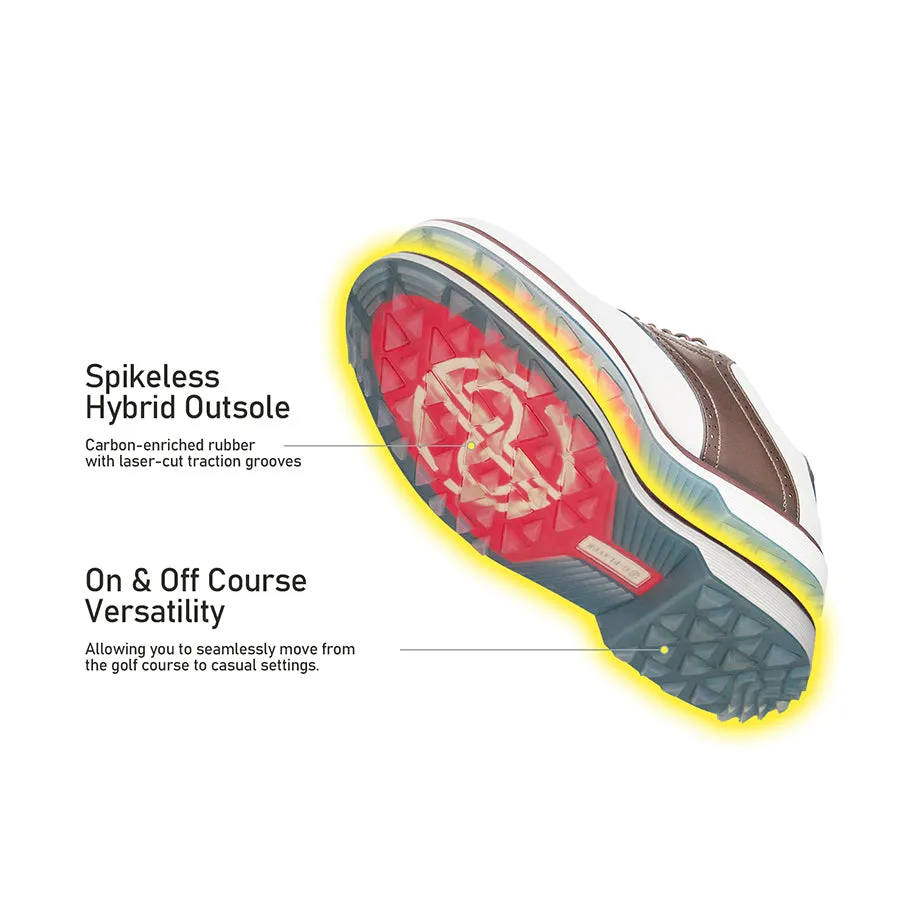 Ask Echo G3 Men's Professional Spikeless Golf Shoes?/ Brown Stain Resistant