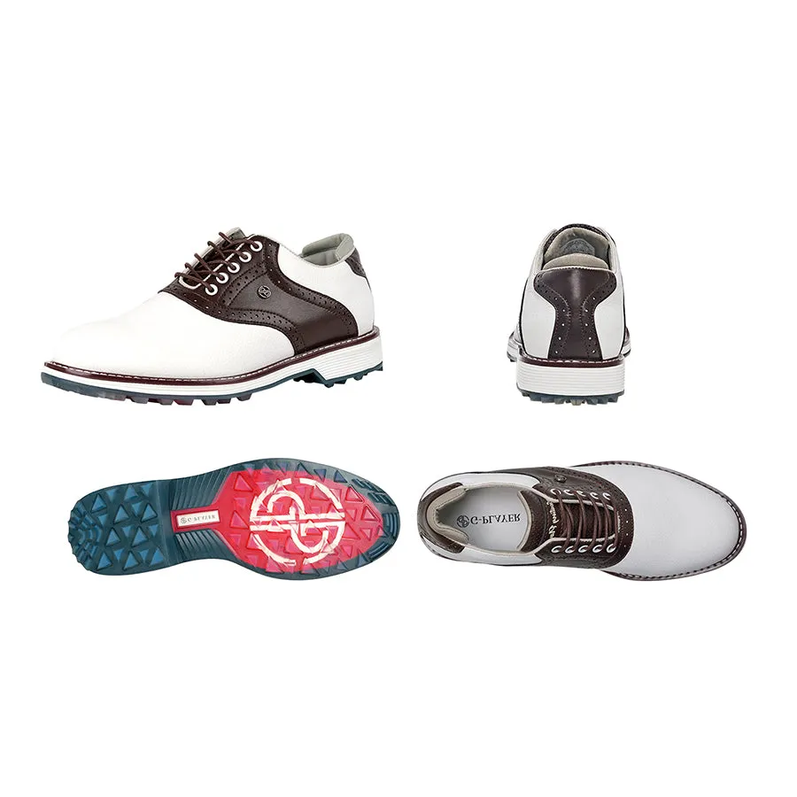 Stable Contact Footbed Contouring Ask Echo G3 Men's Professional Spikeless Golf Shoes?/ Brown