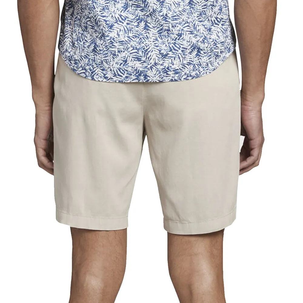 Peter Millar Bedford Cotton Blend Golf Short - Stone FoldableDesign Ergonomic Pattern Cutting